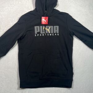 PUMA Sportswear Core Graphic casual sporty Hoodie Pullover‎ NWT Men Small